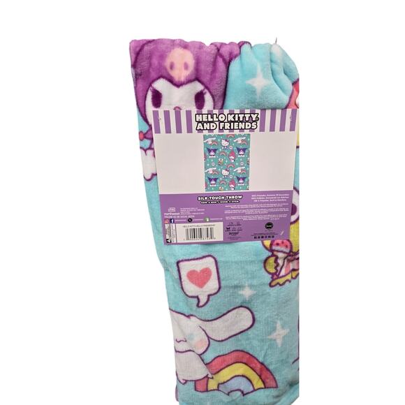 Hello Kitty hello friendship silk touch 40 by 50 Kuromi Easter plush - Picture 2 of 4